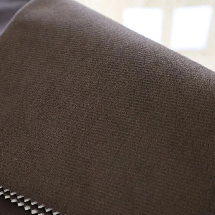Solid Wear-Resistant Faux Suede Fabric For Sofa Upholstery factory Solid Wear-Resistant Faux Suede Fabric For Sofa Upholstery factory